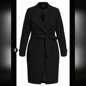 Black City Chic "So Sleek" Coat